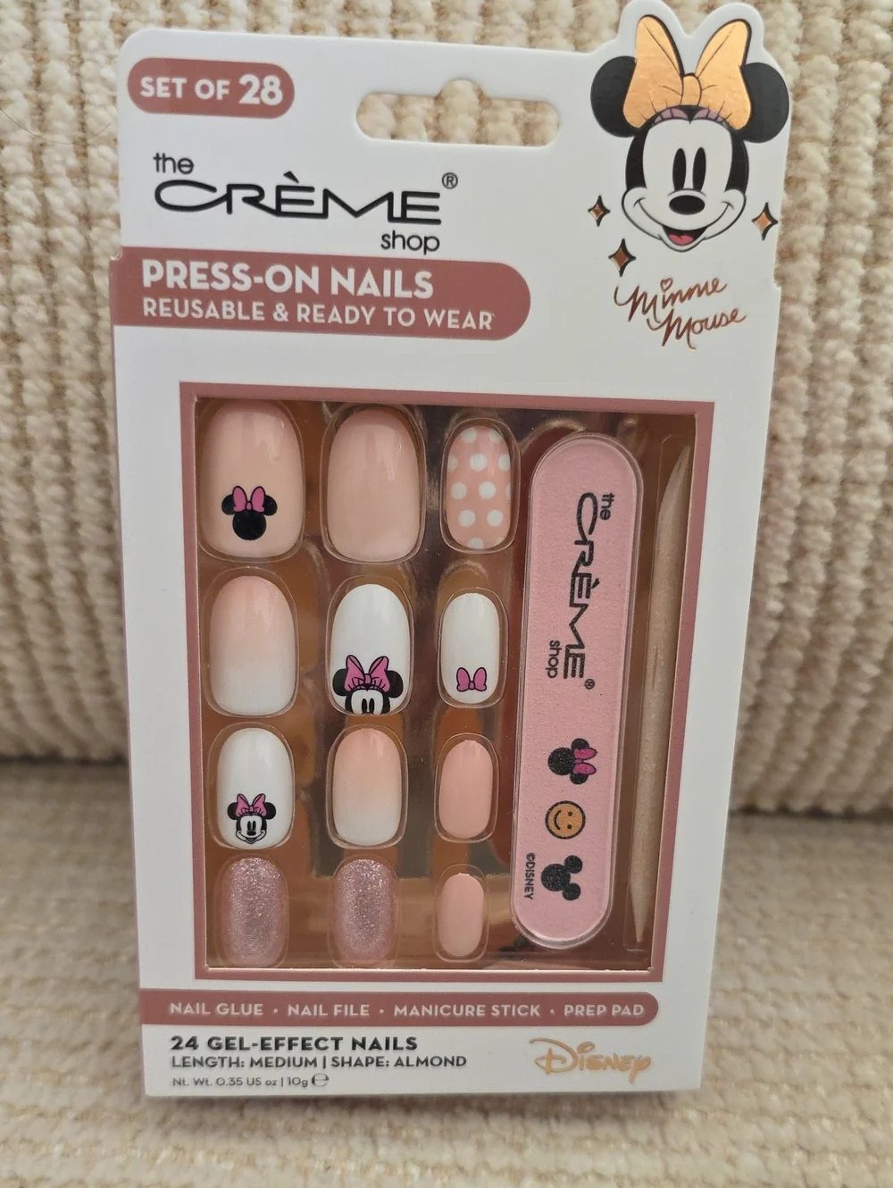 The Crème Shop x Disney Minnie Mouse Press-On Nails -